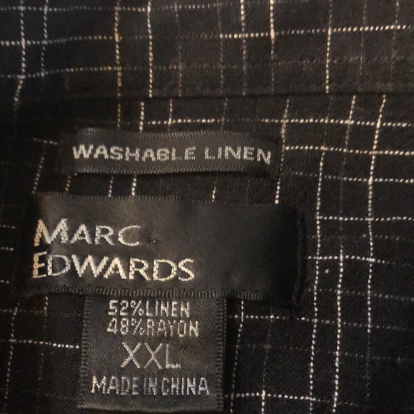 Marc Edwards XXL men’s Linen/Rayon short sleeve very good condition - Picture 2 of 6